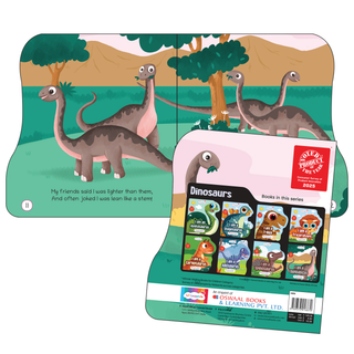 Lil Legends Dino Shaped Board Book for Kids | I am a Diplodocus | Illustrated Dinosaur Story Book | Early Learning Picture Book | Age 2-5 Years | Board Book | Durable Edition