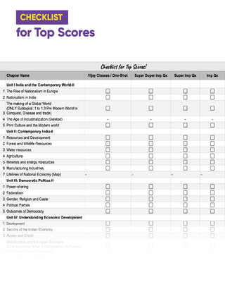 Final Hustle for CBSE Class 10 by Padhle with Board Exam Simulators - Social Science 2026 Final Preparation with Super Duper Important Questions Sample Papers Competency Mind Maps & Crisp Notes