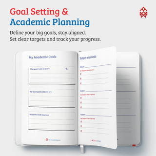 The Growth Playbook Student Journal, Daily Study & Academic Planner for Students | Goal Setting, Habit Tracker, Revision Planner, Pomodoro Tracker & Error Analysis | 280 Guided Pages