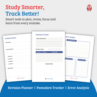 The Growth Playbook Student Journal, Daily Study & Academic Planner for Students | Goal Setting, Habit Tracker, Revision Planner, Pomodoro Tracker & Error Analysis | 280 Guided Pages