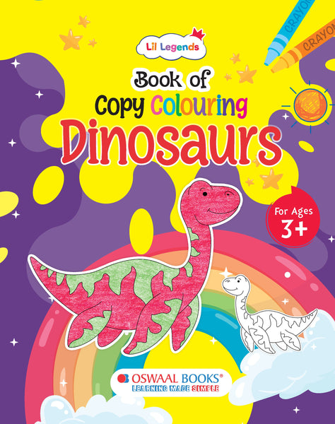 Lil Legends: Book of Copy Colouring, Dinosaurs
