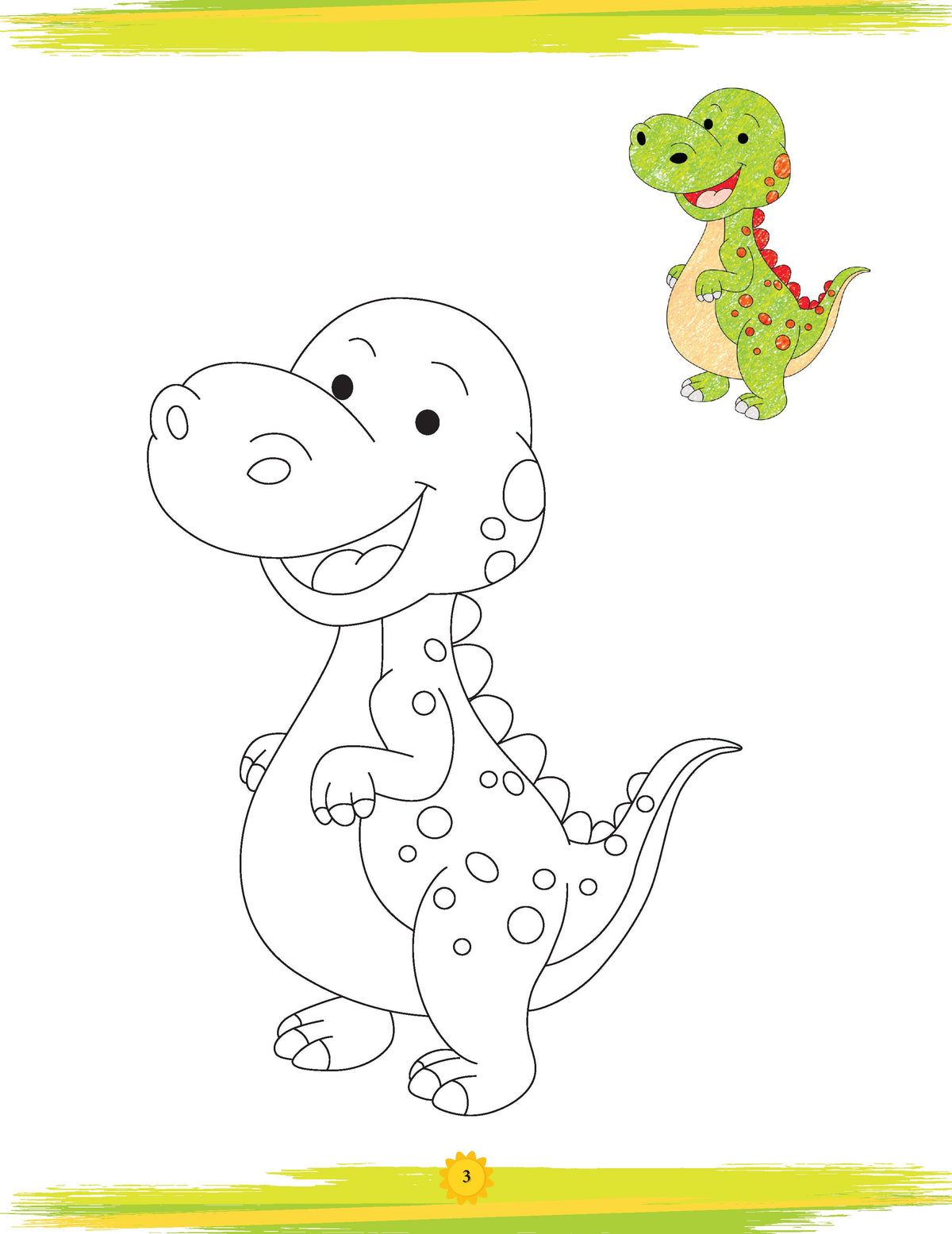 Oswaal Books and Learning Private Limited TRUE Paperback Lil Legends: Book of Copy Colouring, Dinosaurs