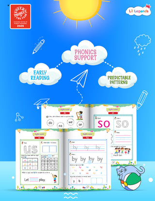 Incredible Phonics Sight Words Book - Level 1 (Ages 3–6) – Early Reading & Vocabulary Builder | by Lil Legends