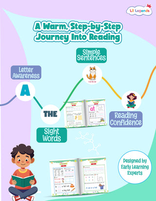 Incredible Phonics Sight Words Book - Level 1 (Ages 3–6) – Early Reading & Vocabulary Builder | by Lil Legends