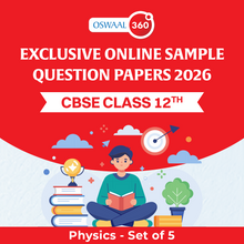 Oswaal Exclusive Online Sample Questions Papers 2026 - CBSE - Class 12th - Physics - Set of 5