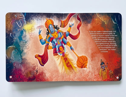 Lil Legends My Little Board Book of Mythological Tales of Lord Krishna for Kids Age 3+ Years | Enchanting Indian Stories with Colourful Illustrations | Hindu Mythology Picture Book