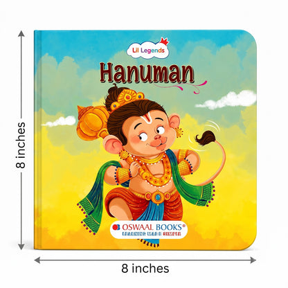 Lil Legends My Little Board Book of Mythological Tales of Lord Hanuman for Kids Age 3+ Years | Enchanting Indian Stories with Colourful Illustrations | Hindu Mythology Picture Book