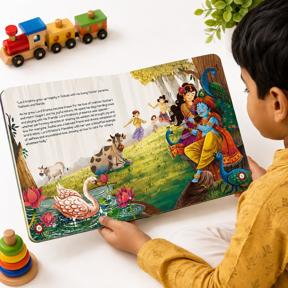 Lil Legends My Little Board Book of Mythological Tales of Lord Krishna for Kids Age 3+ Years | Enchanting Indian Stories with Colourful Illustrations | Hindu Mythology Picture Book
