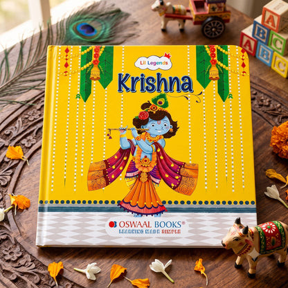 Lil Legends My Little Board Book of Mythological Tales of Lord Krishna for Kids Age 3+ Years | Enchanting Indian Stories with Colourful Illustrations | Hindu Mythology Picture Book
