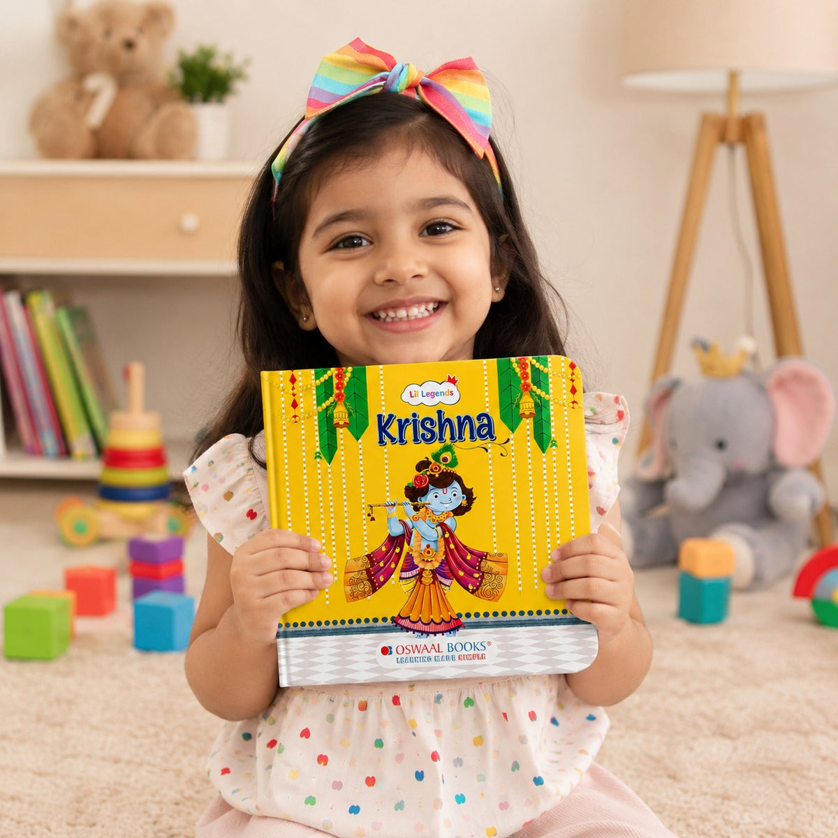 Lil Legends My Little Board Book of Mythological Tales of Lord Krishna for Kids Age 3+ Years | Enchanting Indian Stories with Colourful Illustrations | Hindu Mythology Picture Book