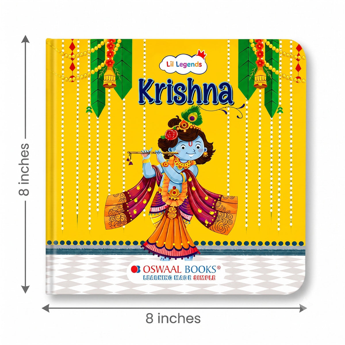 Lil Legends My Little Board Book of Mythological Tales of Lord Krishna for Kids Age 3+ Years | Enchanting Indian Stories with Colourful Illustrations | Hindu Mythology Picture Book