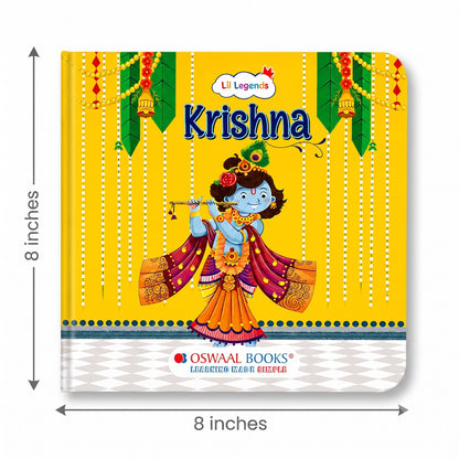 Lil Legends My Little Board Book of Mythological Tales of Lord Krishna for Kids Age 3+ Years | Enchanting Indian Stories with Colourful Illustrations | Hindu Mythology Picture Book