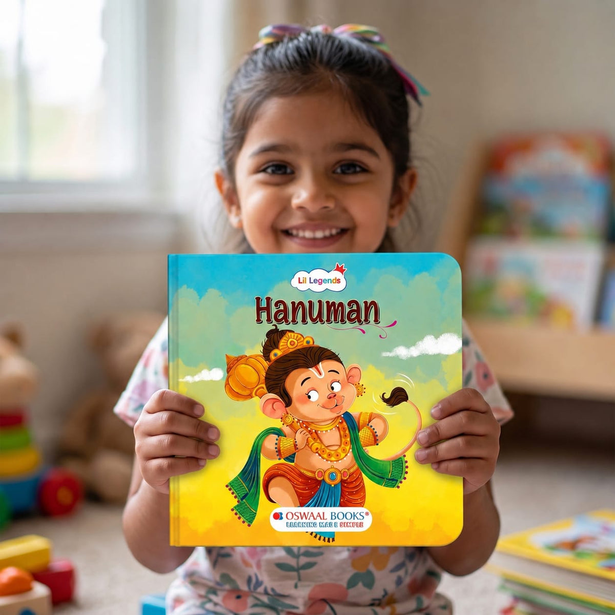 Lil Legends My Little Board Book of Mythological Tales of Lord Hanuman for Kids Age 3+ Years | Enchanting Indian Stories with Colourful Illustrations | Hindu Mythology Picture Book