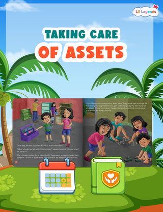 Lil Legends The Little Library Club Story Book for Kids | A Book of Financial Literacy | Money Awareness, Savings & Smart Habits | Illustrated Story Book | Ages 5+ Years