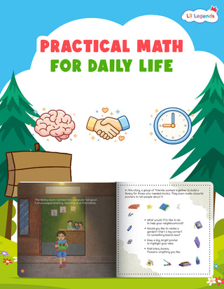 Lil Legends The Little Library Club Story Book for Kids | A Book of Financial Literacy | Money Awareness, Savings & Smart Habits | Illustrated Story Book | Ages 5+ Years