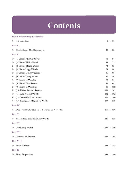 Oswaal Books and Learning Private Limited TRUE Paperback Vocabulary Builder for competitive Exams Useful for SSC, CGL, CHSL, BANK, CTET, DSSSB, CUET, NDA, Defence aspirants & more