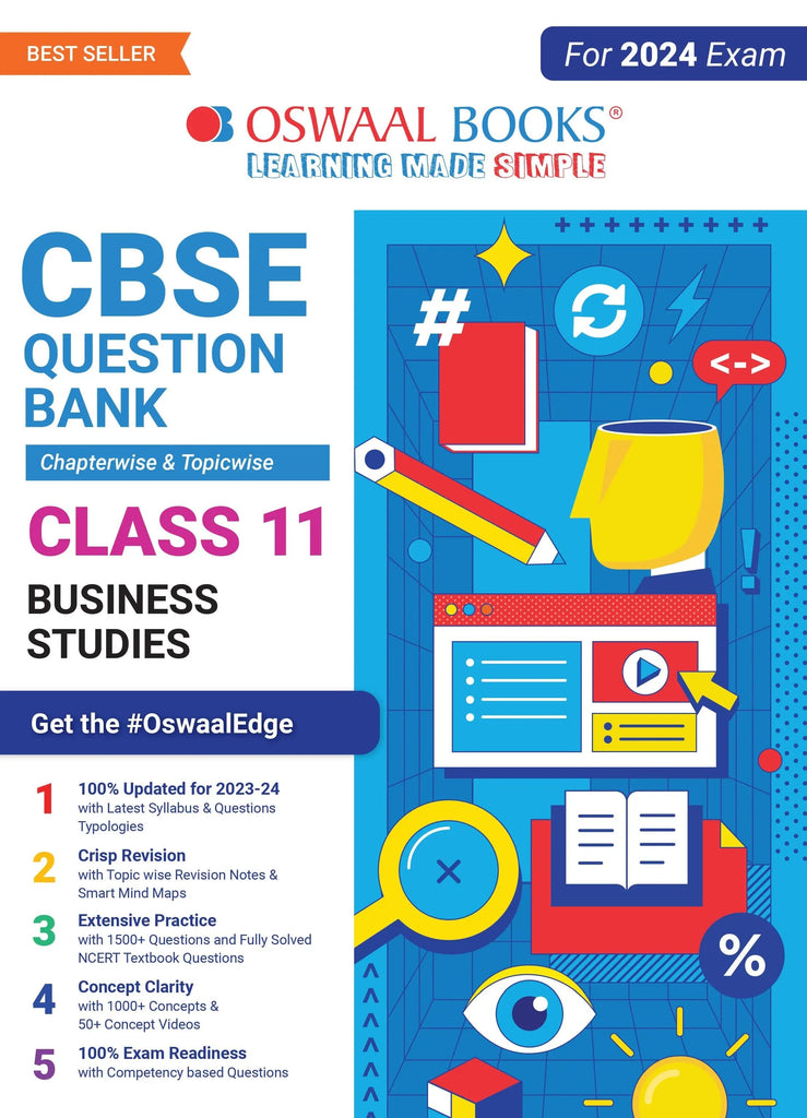 CBSE Chapterwise & Topicwise Question Bank Class 11 Business Studies Book (For 2023-24 Exam) 