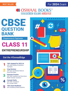 CBSE Chapterwise & Topicwise Question Bank Class 11 Entrepreneurship Book (For 2023-24 Exam) 