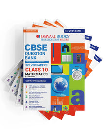 CBSE English, Science, Social Science & Math Standard Class 10 Question Bank (Set of 4 Books) for 2024 Board Exam 