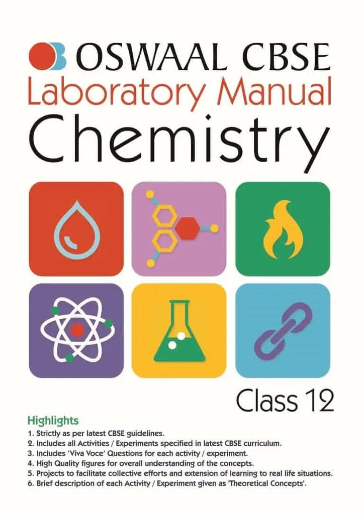 CBSE Laboratory Manual Class 12 Chemistry Book (For Board Exam 2022) 