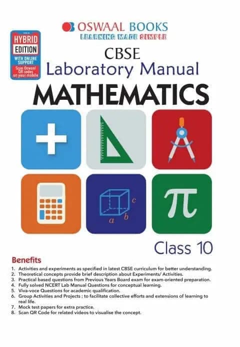 CBSE Maths Lab Manual Class 10, For Board Exam 2022 