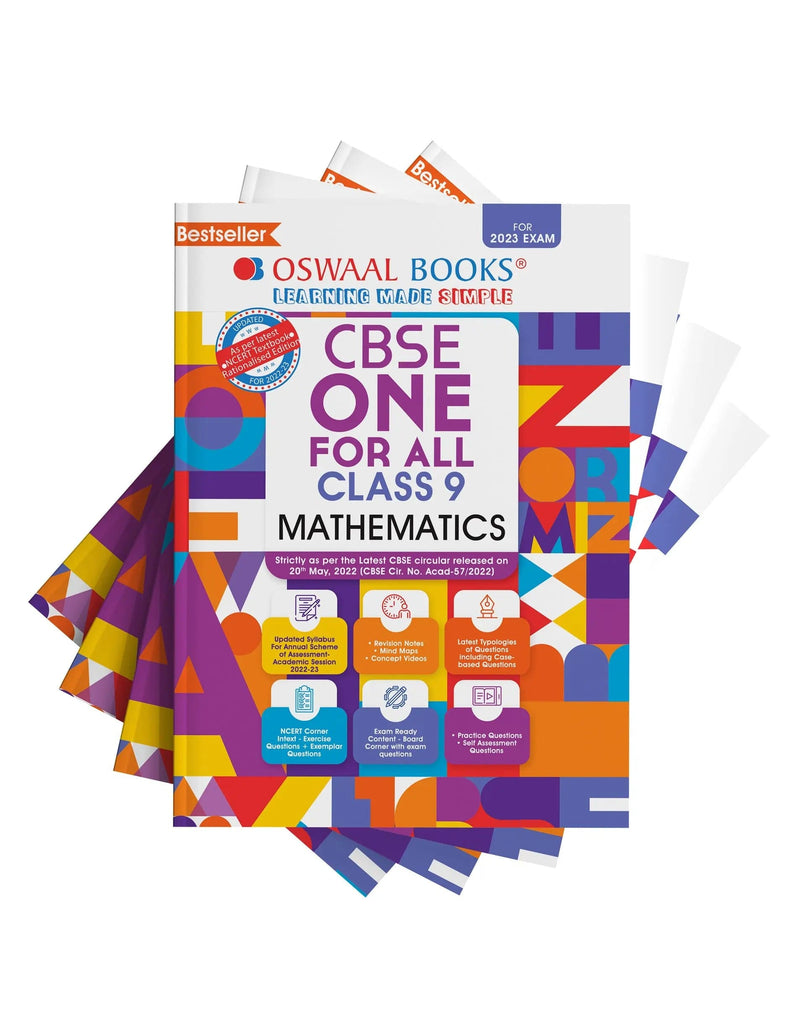 CBSE One for All Class 9 English, Science, Social Science & Mathematics (Set of 4 books) (For 2023 Exam) 
