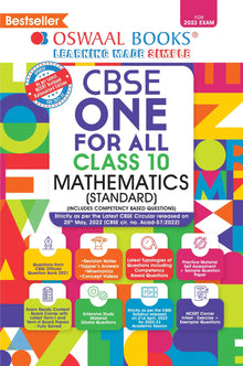 CBSE One for All, Mathematics (Standard), Class 10 (For 2023 Exam) 