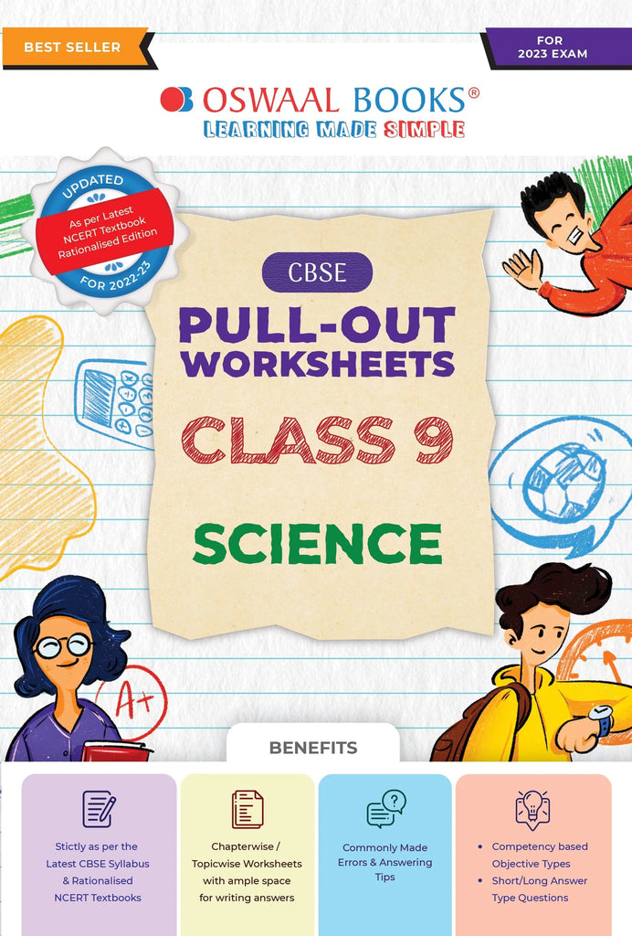 CBSE Pullout Worksheets Class 9 Science Book (For 2023 Exam) 