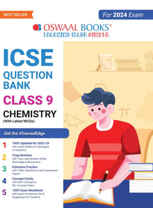 ICSE Question Bank Class 9 Chemistry Book (2024 Exam) 