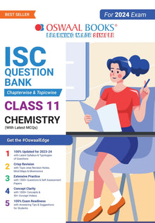 ISC Question Bank Class 11 Chemistry Book (2024 Exam) 