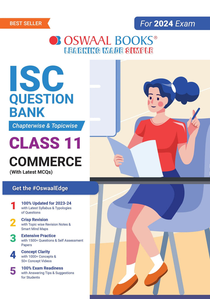 ISC Question Bank Class 11 Commerce (2024 Exam) 