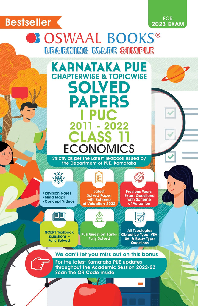 Karnataka PUE Solved Papers I PUC Economics Book Chapterwise & Topicwise (For 2023 Exam) 
