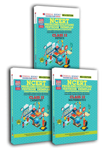 NCERT Problems Solutions Textbook-Exemplar Class 12 (3 Book Sets) Physics, Chemistry, Maths (For Exam 2022) 