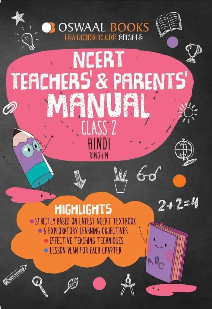 NCERT Teachers & Parents Manual Class 2 Hindi Rimjhim Book 