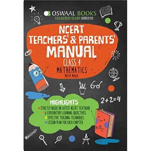 NCERT Teachers & Parents Manual Class 4 Maths Math Magic Book 