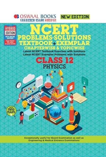 NCERT Textbook+Exemplar Class 12 Physics (For 2022 Exam) 