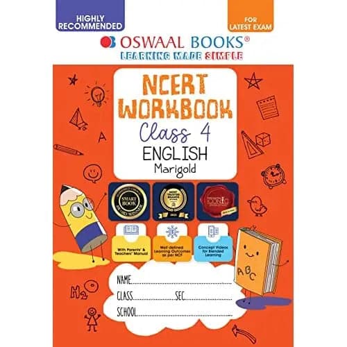 NCERT & CBSE Workbook English (Marigold) Class 4 (For Latest Exam) 
