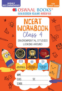 NCERT & CBSE Workbook Environmental Studies (Looking Around) Class 4 (For Latest Exam) 