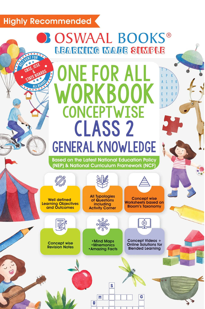 One For All Workbook, Class-2, General Knowledge ( Latest ) 