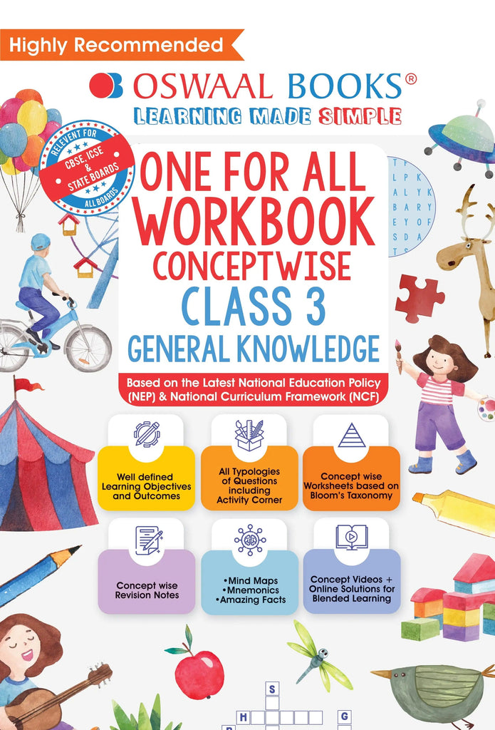 One For All Workbook, Class-3, General Knowledge ( Latest ) 