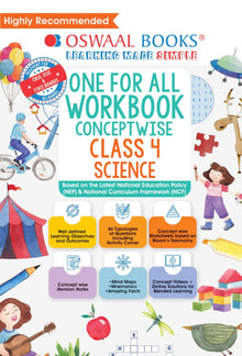 One For All Workbook, Class-4, Science ( Latest ) 