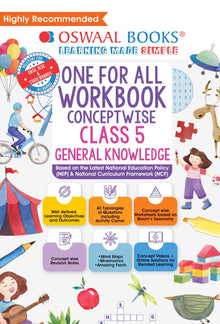 One For All Workbook, Class-5, General Knowledge ( Latest ) 