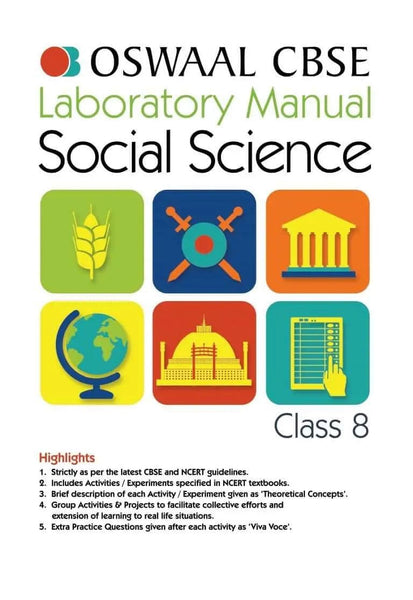 CBSE Laboratory Manual Class 8 Social Science Book (For 2023 Exam)