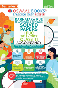 Karnataka PUE Solved Papers I PUC Class 11 Accountancy Chapterwise & Topicwise (For 2023 Exam)