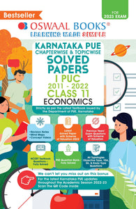 Karnataka PUE Solved Papers I PUC Class 11 Economics Book Chapterwise & Topicwise (For 2023 Exam)